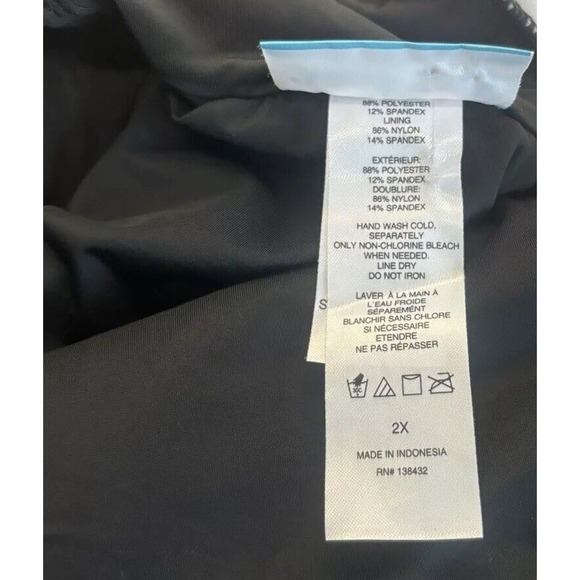 NEW MODCLOTH The Kelsie One Piece Swimsuit Floral Bathing Suit Black Teal 2X - Picture 8 of 11